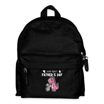 Father's Day Gift - Father Daughter - Kids' Backpack - black - Front