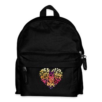 Berger allemand - Sac à dos Enfant - noir - Devant