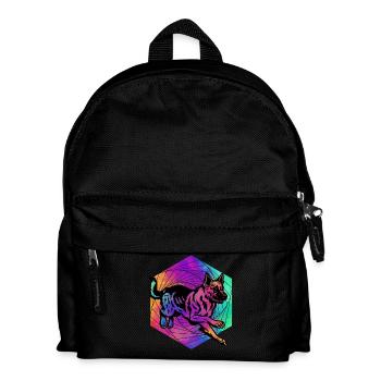 Berger allemand - Sac à dos Enfant - noir - Devant