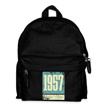1957 Naissance Anniversaire Année de naissance - Sac à dos Enfant - noir - Devant