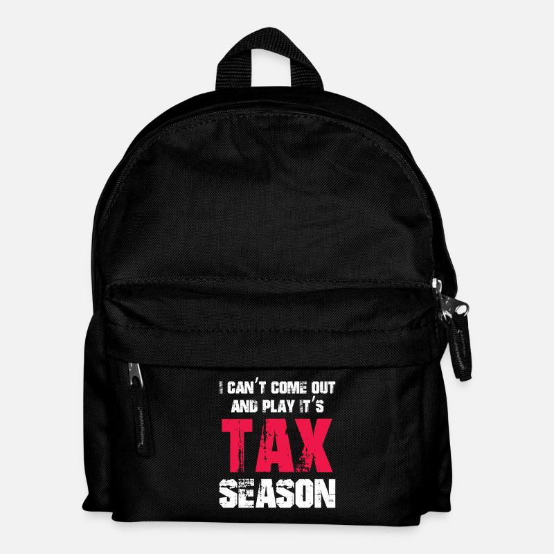 Steuersaison CPA Buchhalter Gag - Kinder Rucksack - Schwarz