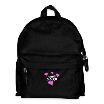 Tanzen Tanz Tanzkurs Rhythmus - Kinder Rucksack - Schwarz - Vorne