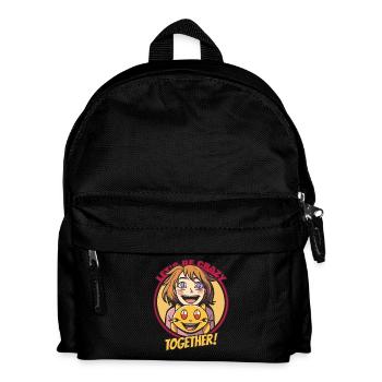 be crazy together, cats and cat lady - Kids' Backpack - black - Front