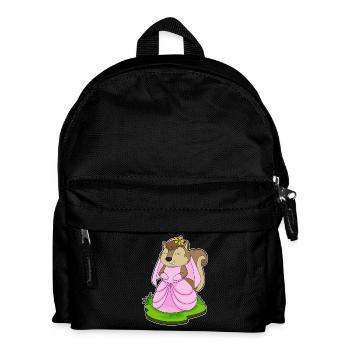 Squirrel Bridal Veil Wedding - Kids' Backpack - black - Front