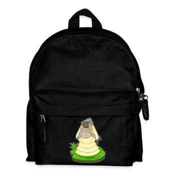 Horse Bridal Veil Wedding - Kids' Backpack - black - Front