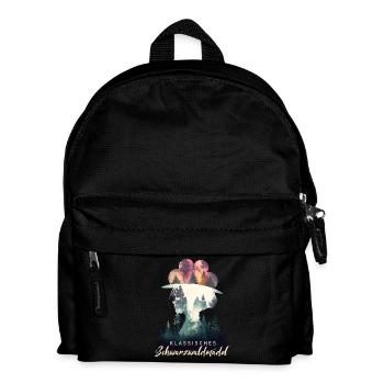 Classic Black Forest girl Black Forest Bollenhut - Kids' Backpack - black - Front