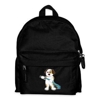 Dog Firefighter Fire Hose Fire Brigade - Kids' Backpack - black - Front