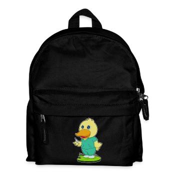 Infirmière Canard Vie Quotidienne - Sac à dos Enfant - noir - Devant