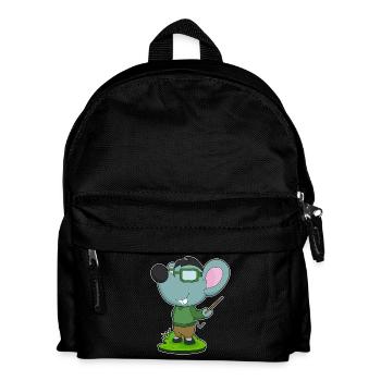 Mouse Teacher Pointer School - Kids' Backpack - black - Front