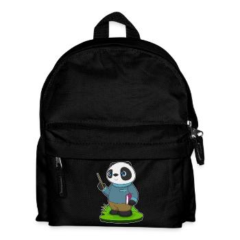 Panda Teacher Pointer School - Kids' Backpack - black - Front