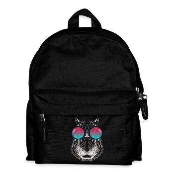 Capybara cool avec des lunettes de soleil - Sac à dos Enfant - noir - Devant