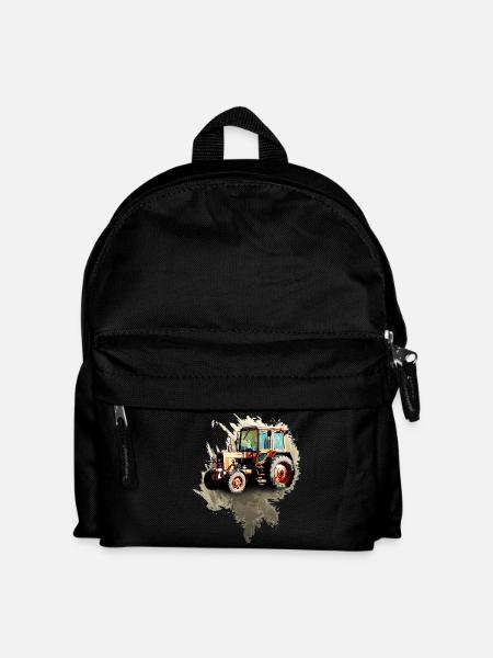 Belarus MTZ 82 Traktor - Kinder Rucksack - Schwarz