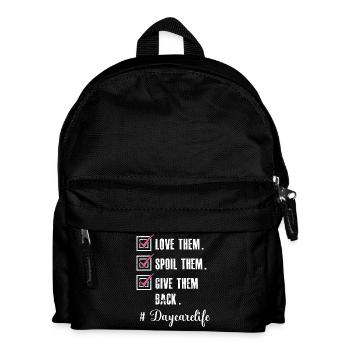 Fournisseur de services de garde Love Enseignante en garderie - Sac à dos Enfant - noir - Devant
