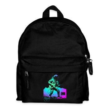 Playing On The Moon - Kids' Backpack - black - Front