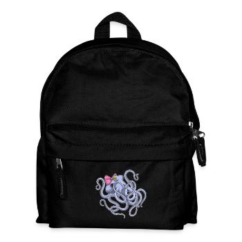 Boucle de pieuvre - Sac à dos Enfant - noir - Devant