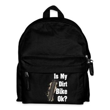 Ist mein Dirtbike in Ordnung? - Kinder Rucksack - Schwarz - Vorne