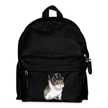 Baguette magique de hamster - Sac à dos Enfant - noir - Devant