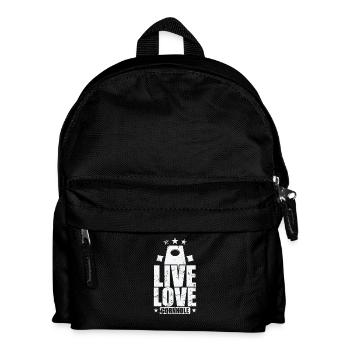 Live Love Cornhole Game Leisure Hobby - Kids' Backpack - black - Front