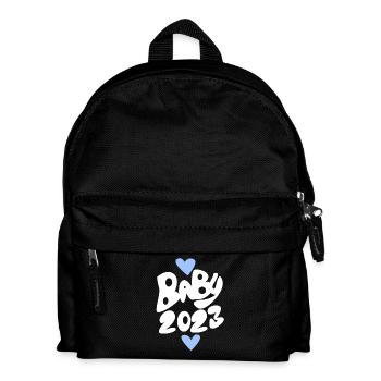 Bébé 2023 - Naissance enceinte 2023 - Bébé garçon - Sac à dos Enfant - noir - Devant