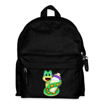 Snake Baby Bottle Milk - Kids' Backpack - black - Front