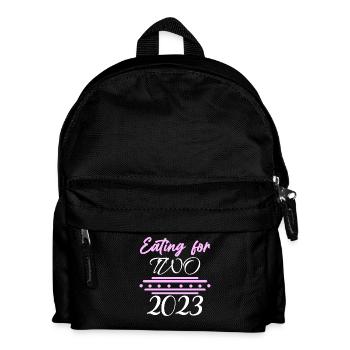 Grossesse Gémeaux 2023 - Sac à dos Enfant - noir - Devant
