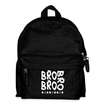 bro bro bro - Kids' Backpack - black - Front