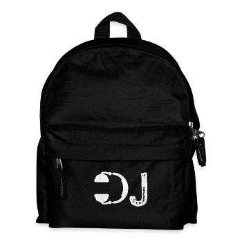 DJ Headphone Shirt I Heart Being A DJs Party Tee - Kids' Backpack - black - Front