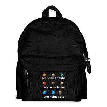Ma Vieille Tante Marcha Jadis Sur Une Naine Pâle - Sac à dos Enfant - noir - Devant