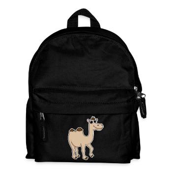Kamel - Kinder Rucksack - Schwarz - Vorne