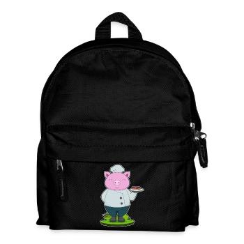 Cuisson du porc Cuisson de la viande - Sac à dos Enfant - noir - Devant