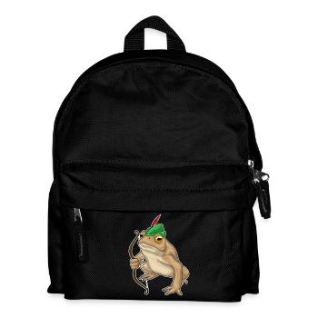 Frog Archer Bow - Kids' Backpack - black - Front