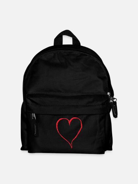 Big Heart - Kids' Backpack - black