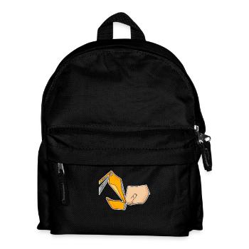 Pelle de chantier Conducteur de pelle Faust - Sac à dos Enfant - noir - Devant