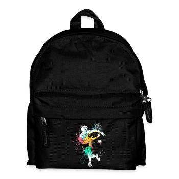 Splash art Squash sports for Squash player - Kids' Backpack - black - Front