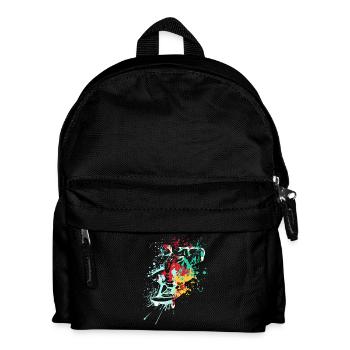 Splash skater Skateboard - Kids' Backpack - black - Front