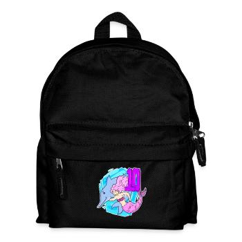 Fille - 10e anniversaire Sirène - Fille - Sac à dos Enfant - noir - Devant