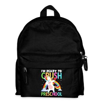 Back to School Im Ready to Crush Preschool Girls - Kids' Backpack - black - Front