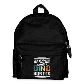 Paléontologue appelez-moi Dino Hunter - Sac à dos Enfant - noir - Devant
