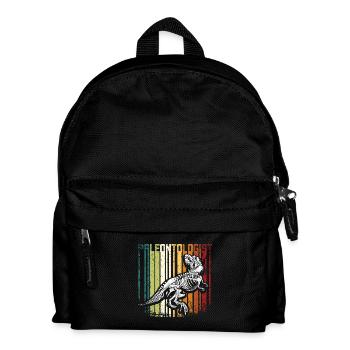 Chasse aux fossiles Rétro Vitnage Paléontologue - Sac à dos Enfant - noir - Devant