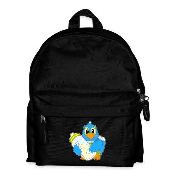Parrot Baby Bottle Milk - Kids' Backpack - black - Front