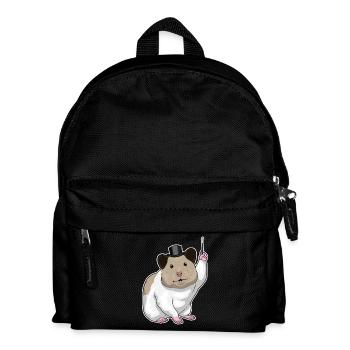 Baguette magique de hamster - Sac à dos Enfant - noir - Devant