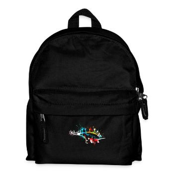 Splash art Dinosaur Stegosaurus - Sac à dos Enfant - noir - Devant