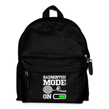 Sports Badminton mode on - Kinder Rucksack - Schwarz - Vorne