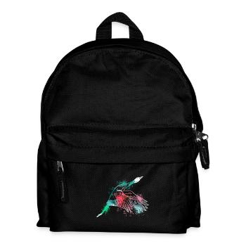 Colorful Splash Art Farm animals goose - Kinder Rucksack - Schwarz - Vorne