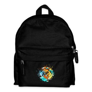 Splash Art Singe Bornéo Orang-outan - Sac à dos Enfant - noir - Devant