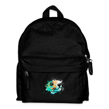 Splash Art Seal Lion de mer - Sac à dos Enfant - noir - Devant