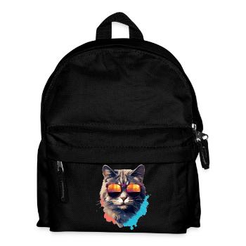 Urban Purrfection : du chat | Amoureux des chats - Sac à dos Enfant - noir - Devant
