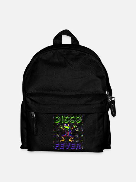 Frog Disco Fever - Kids' Backpack - black