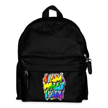 I am what I am - everything is normal, isn't it? - Kids' Backpack - black - Front