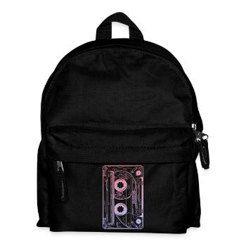 Cassette 90s Party 80s Retro Music Tape - Kids' Backpack - black - Front